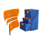 Porta Mazo Gamegenic - Stronghold 200 + XL Azul/Naranja EXCLUSIVE  - Thumbnail 2