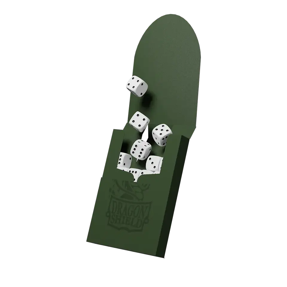 Porta Mazo Dragon Shield - Cube Shell Forest Green  3