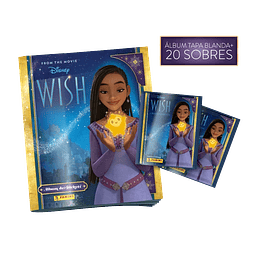 Álbum Disney Wish - La Película + 20 sobres 