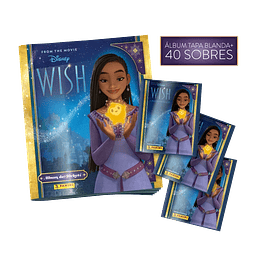 Álbum Disney Wish - La Película + 40 sobres 
