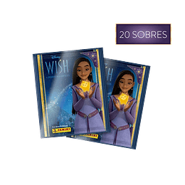 20 sobres Álbum Disney Wish - La Película 