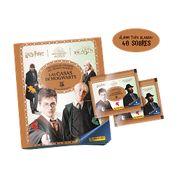 Álbum Harry Potter: Las Casas de Hogwarts + 40 sobres 