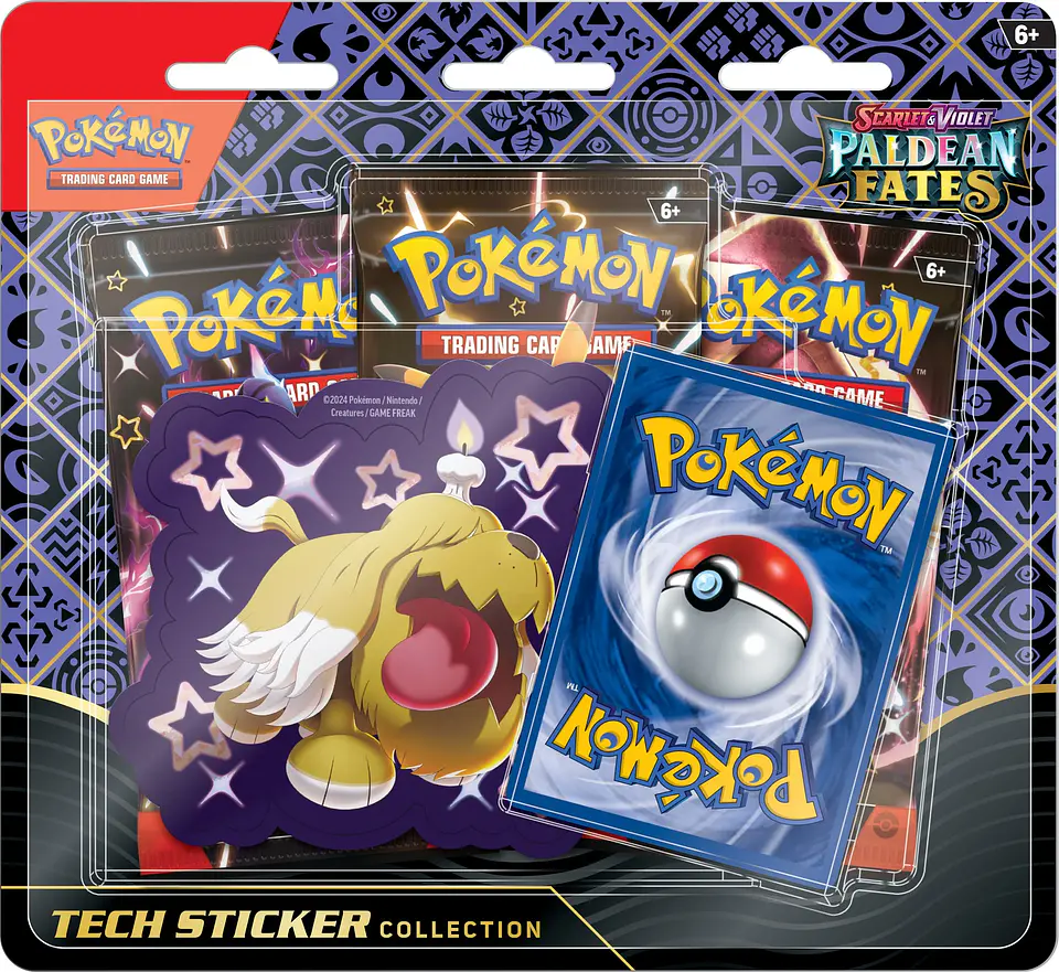 Scarlet & Violet - Paldean Fates: Tech Sticker Collection (Greavard)  1