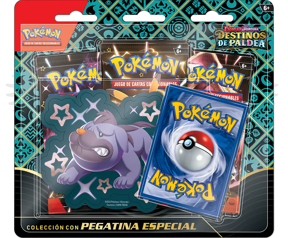 Escarlata & Purpura Destinos de Paldea: Colección con Pegatina Especial (Maschiff)  1