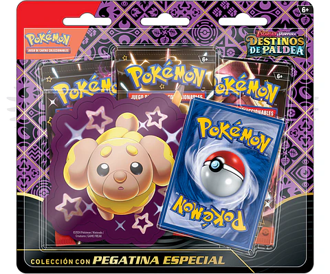 Escarlata & Purpura Destinos de Paldea: Colección con Pegatina Especial (Fidough) 