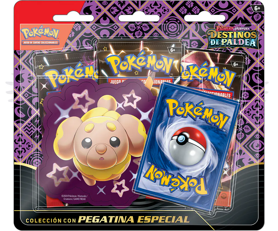 Escarlata & Purpura Destinos de Paldea: Colección con Pegatina Especial (Fidough)  1