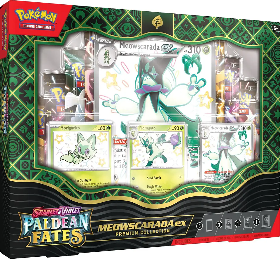 Scarlet & Violet Paldean Fates: Premium Collection Meowscarada EX 1