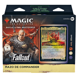 Mazo de Commander Fallout - Ave, César (Inglés) 