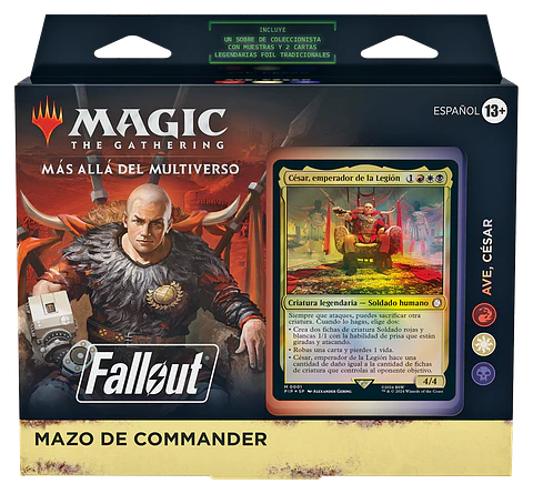 Mazo de Commander Fallout - Ave, César (Inglés) 