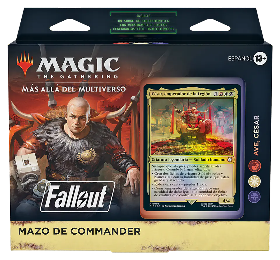 Mazo de Commander Fallout - Ave, César (Español)  1