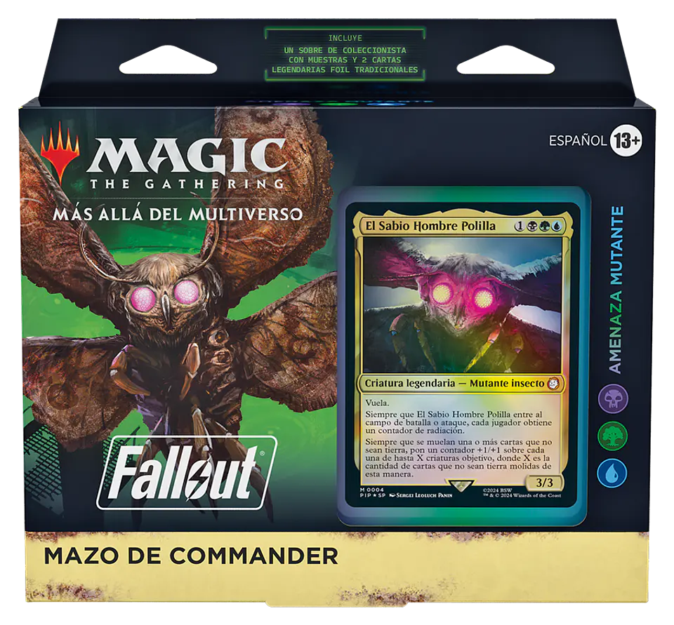 Mazo de Commander Fallout - Amenaza Mutante (Inglés)  1