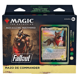Mazo de Commander Fallout - Supervivientes Peleones (Inglés) 