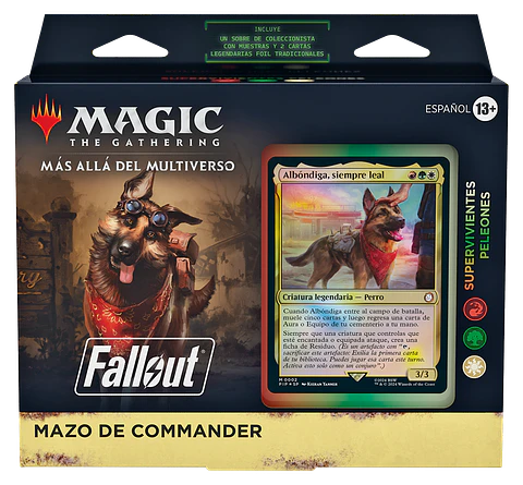 Mazo de Commander Fallout - Supervivientes Peleones (Español) 