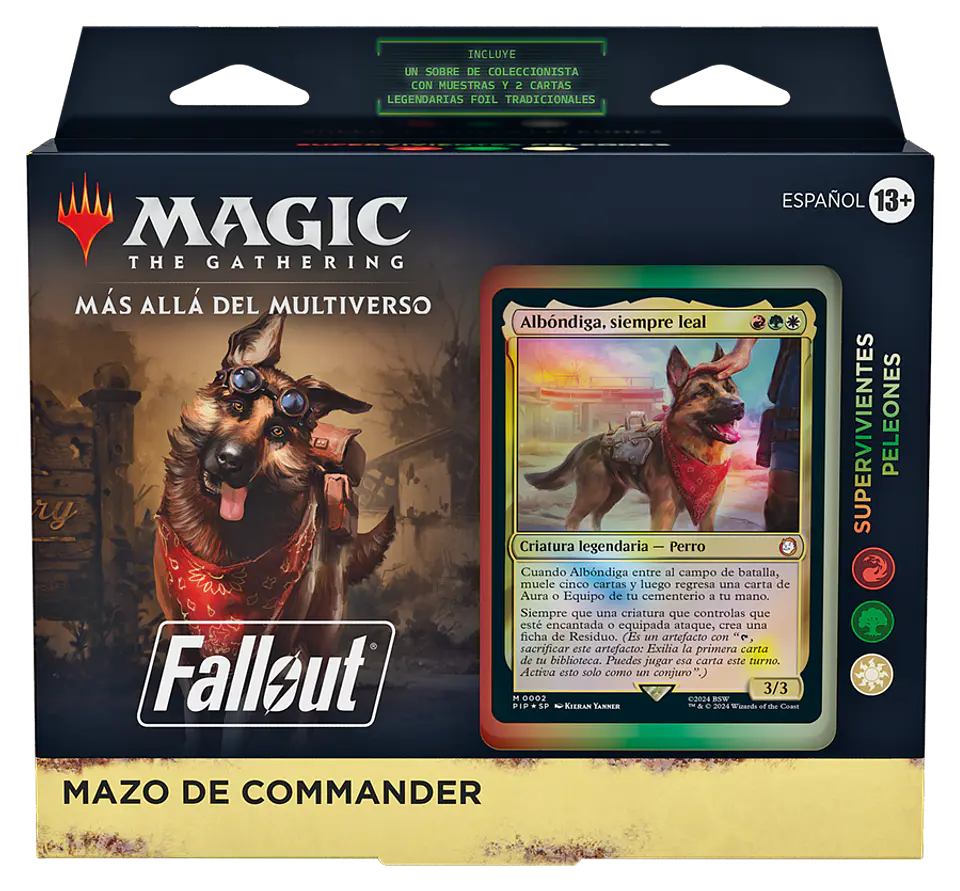 Mazo de Commander Fallout - Supervivientes Peleones (Español)  1