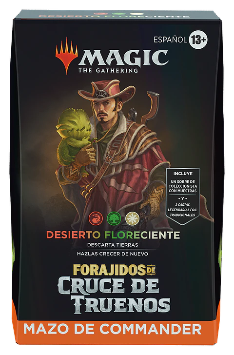 Mazo de Commander Forajidos de Cruce de Truenos - Desierto Floreciente (Español) 