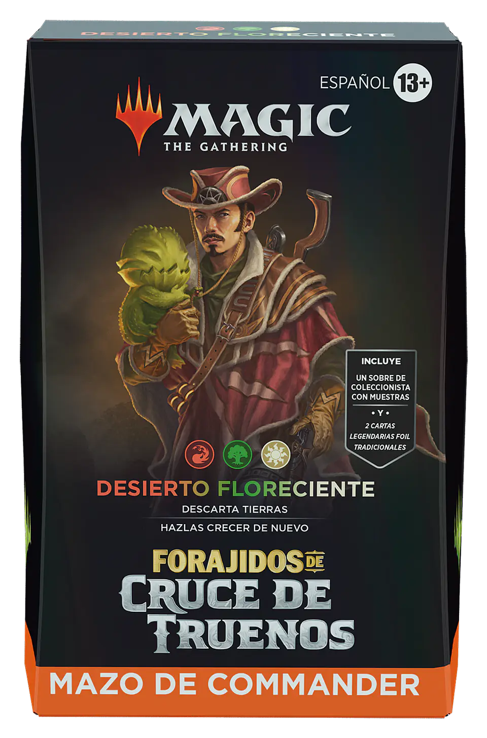 Mazo de Commander Forajidos de Cruce de Truenos - Desierto Floreciente (Español)  1