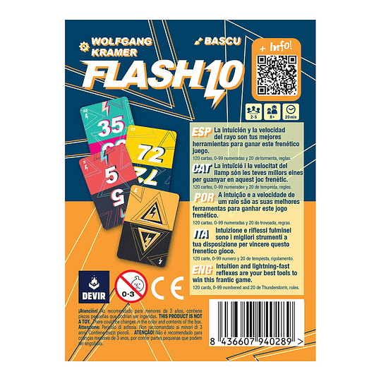 Flash 10 - Juego de Mesa Devir 