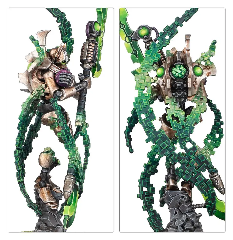 Necrons: Overlord with Translocation Shroud  3