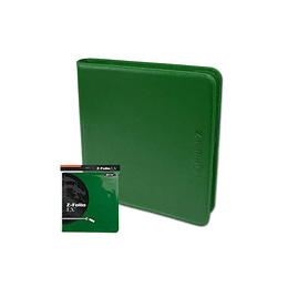 Carpeta BCW - Z-Folio 12 Bolsillos LX de Cuero - Green 