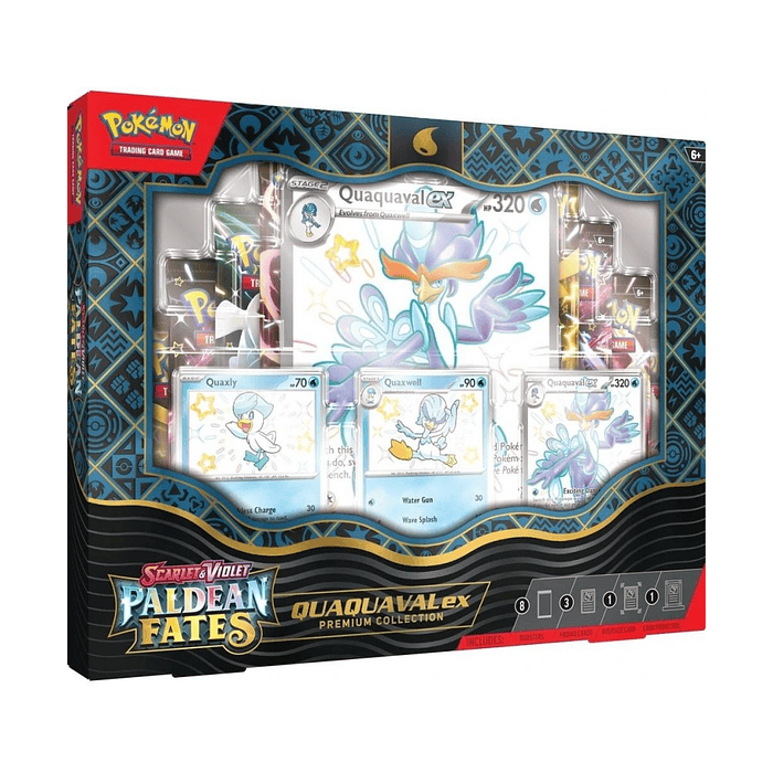 Scarlet & Violet Paldean Fates: Premium Collection Quaquaval EX