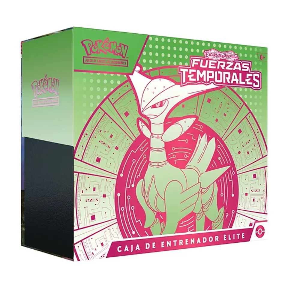 Pokemon TCG: Caja de Entrenador Élite Fuerzas Temporales - Ferroverdor ex (Español) 1