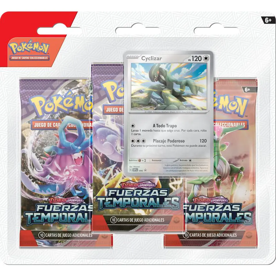 Pokémon TCG: Blister Pack-3 - Fuerzas Temporales Cyclizar (Español)  1