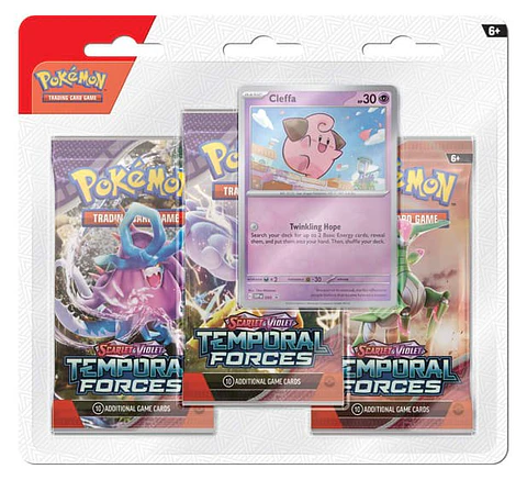 Pokémon TCG: Blister Pack-3 - Temporal Forces: Cleffa (Inglés) 