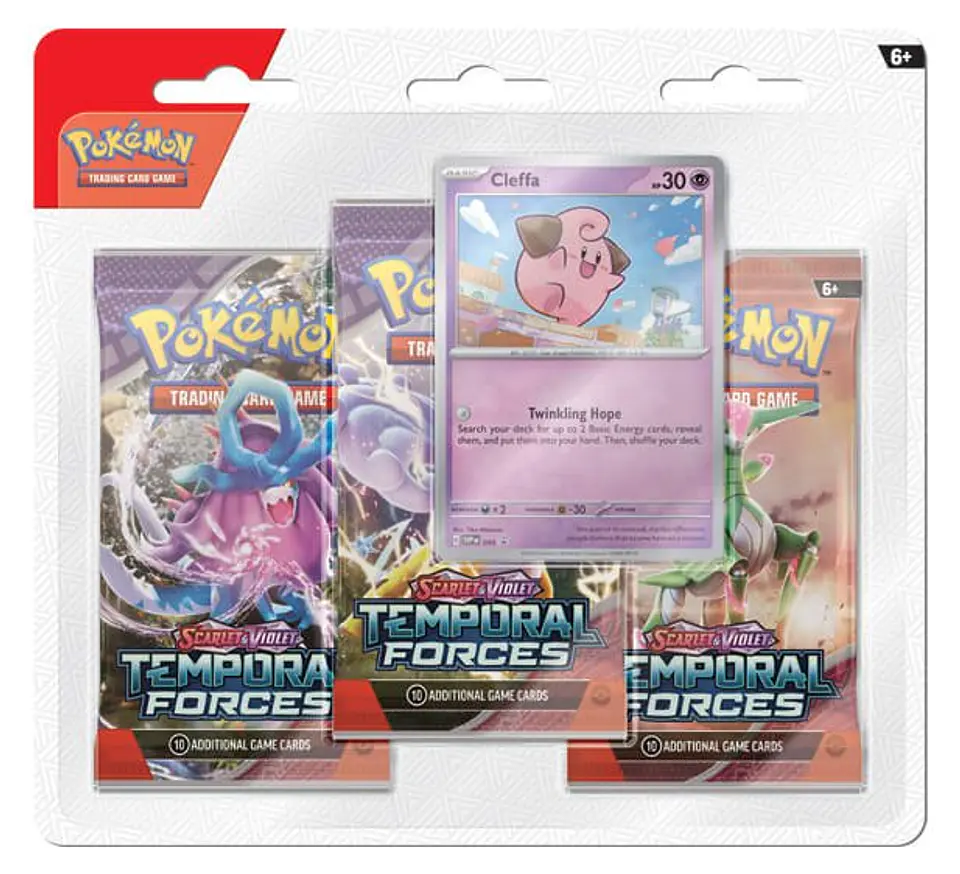Pokémon TCG: Blister Pack-3 - Temporal Forces: Cleffa (Inglés)  1