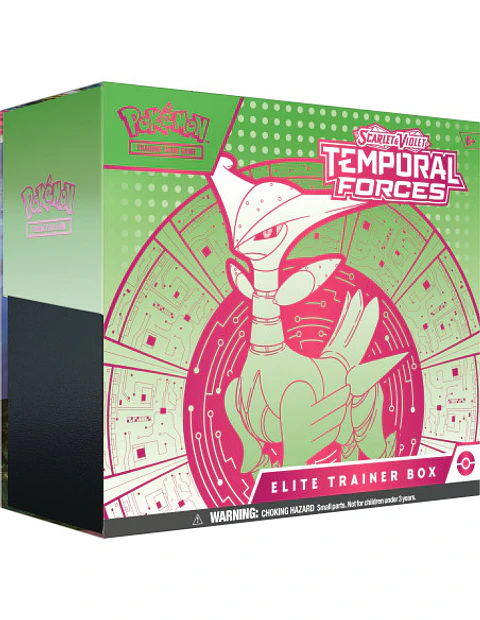 Pokémon TCG: Elite Trainer Box - Temporal Forces - Iron Leaves (Inglés) 
