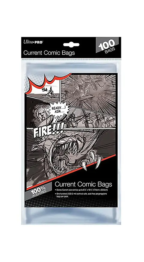 Bolsas para Comics - Comic Current Bags (x100) 
