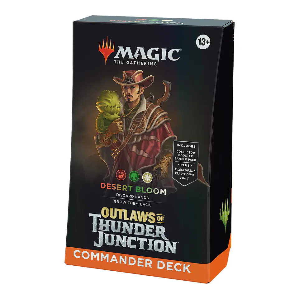 Mazo de Commander Outlaws of Thunder Junction - Desert Bloom (Inglés) 1