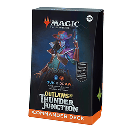 Mazo de Commander Outlaws of Thunder Junction - Quick Draw (Inglés) 