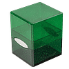 Porta Mazo Satin Cube Glitter - Green 