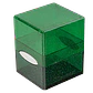 Porta Mazo Satin Cube Glitter - Green  - thumbnail 1