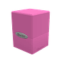 Porta Mazo Satin Cube - Hot Pink  1