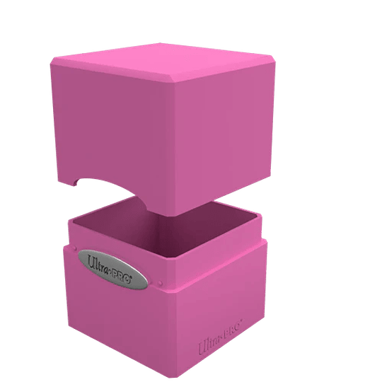 Porta Mazo Satin Cube - Hot Pink 