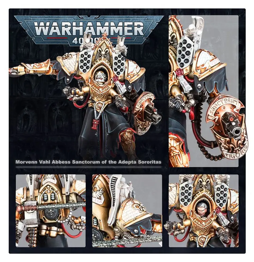Adepta Sororitas: Morvenn Vahl, Abadesa Sanctorum - Morvenn Vahl, Abbess Sanctorum 3