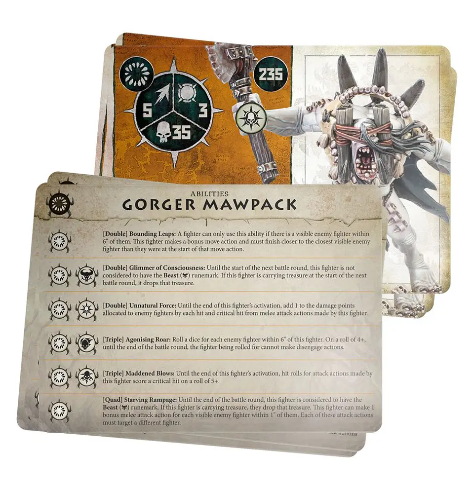 Warcry: Gorger Mawpack  8
