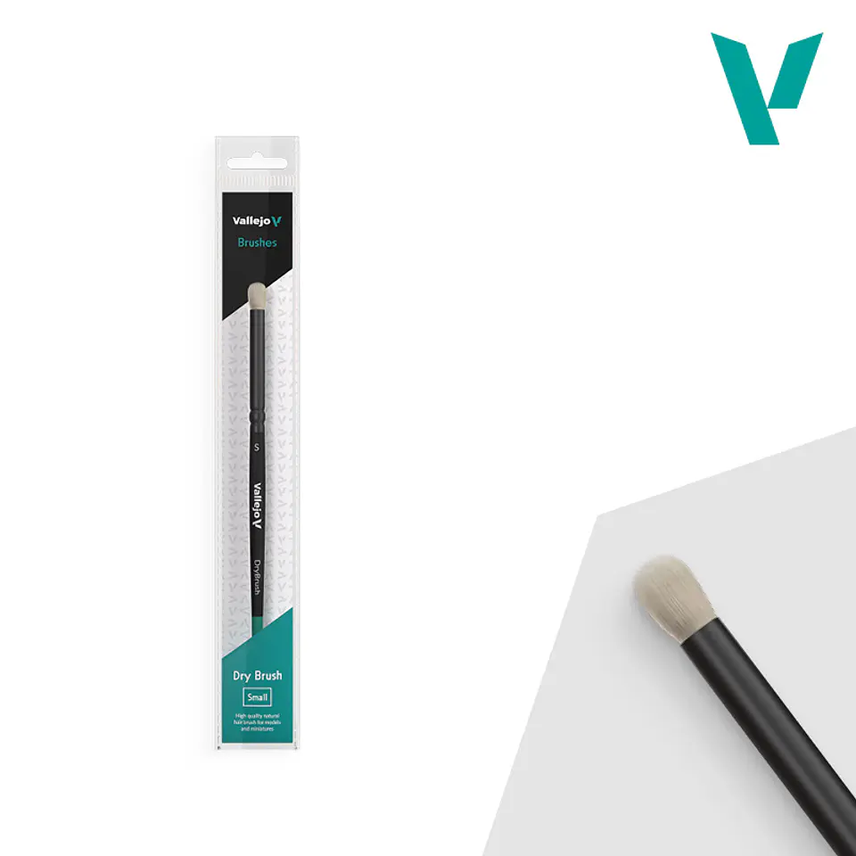 Pincel Vallejo Sintético: Dry Brush Small  1