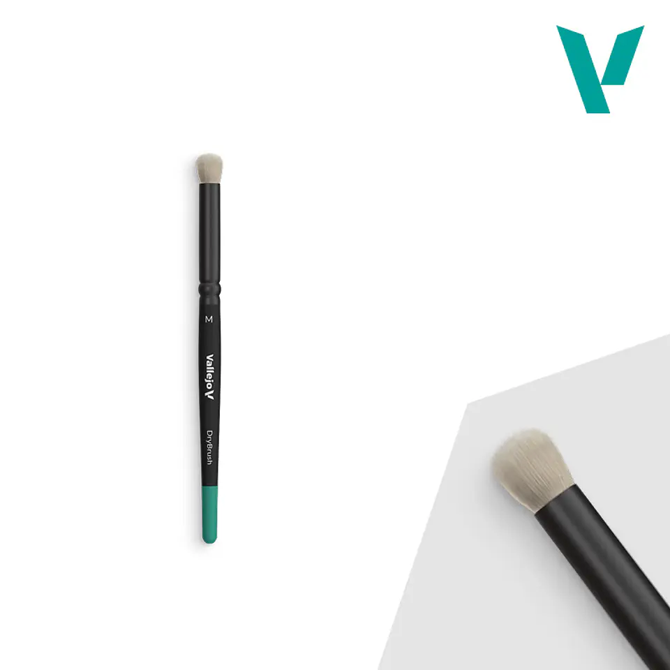 Pincel Vallejo Sintético: Dry Brush Medium  2