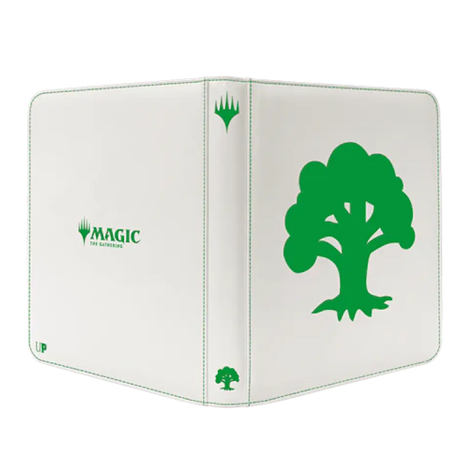 Carpeta Ultra-Pro Binder : 12 Bolsillos MTG Zippered - Mana 8 - Forest  1