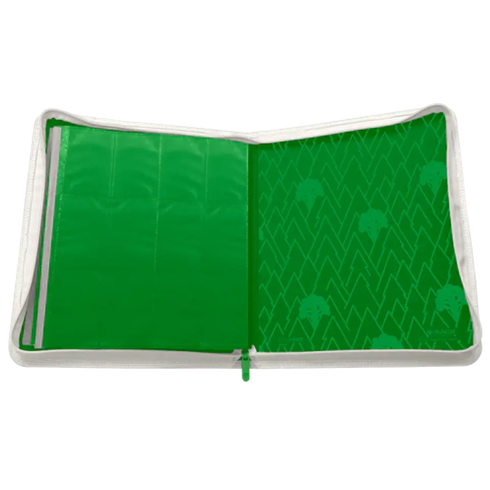 Carpeta Ultra-Pro Binder : 12 Bolsillos MTG Zippered - Mana 8 - Forest  2