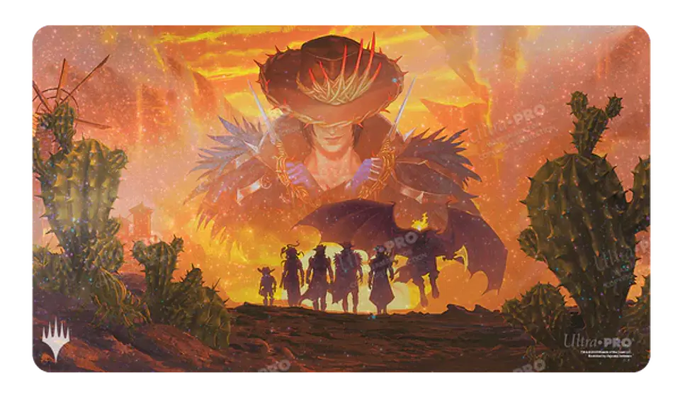 Playmat Ultra Pro - Holofoil Forajidos de Cruce de Truenos  1