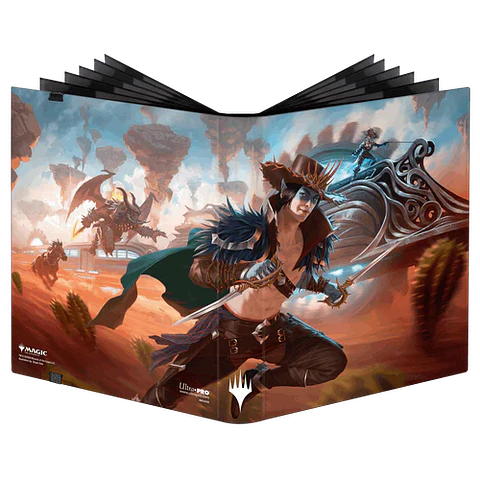 Carpeta Ultra-Pro Binder - 9 Bolsillos Forajidos de Cruce de Truenos 