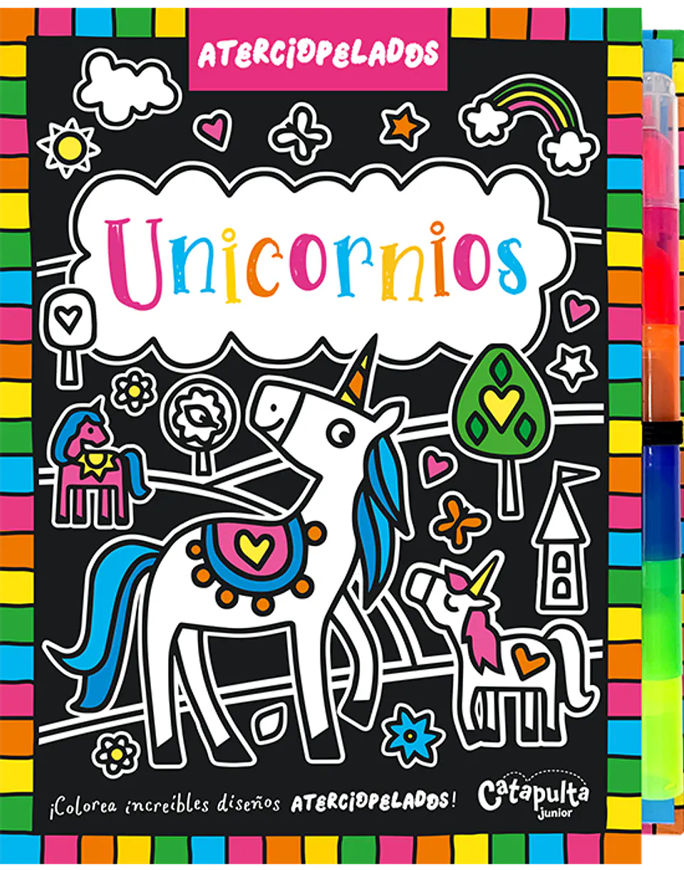 Libro Aterciopelados: Unicornios  1