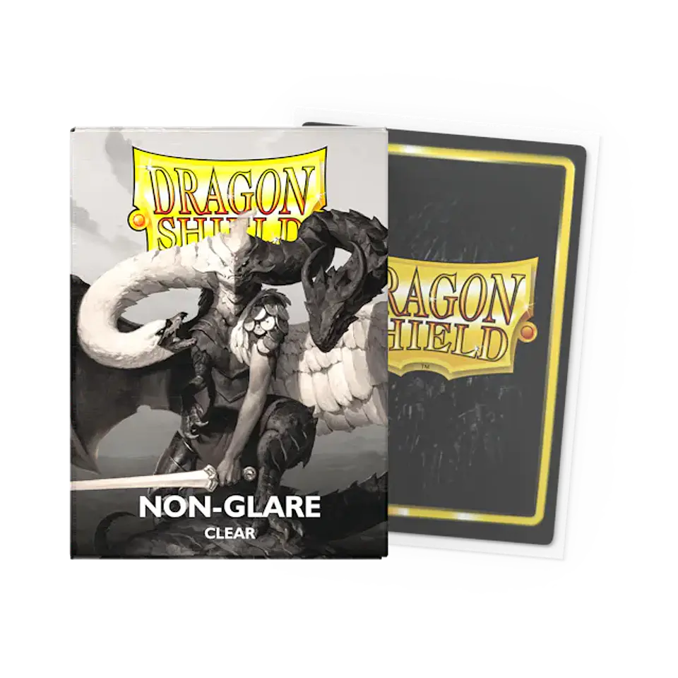 Protectores Dragon Shield Matte - Non-Glare Clear (x100)  1