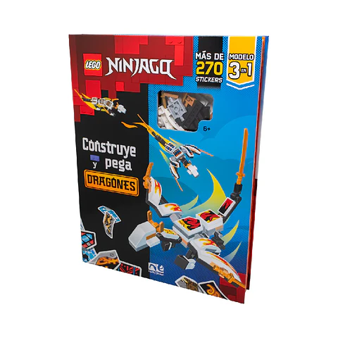 Lego Ninjago: Construye y Pega Dragónes 