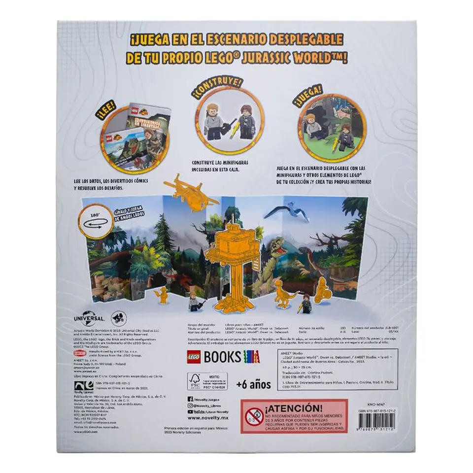 Lego Jurassic World: Owen vs Delacourt  2