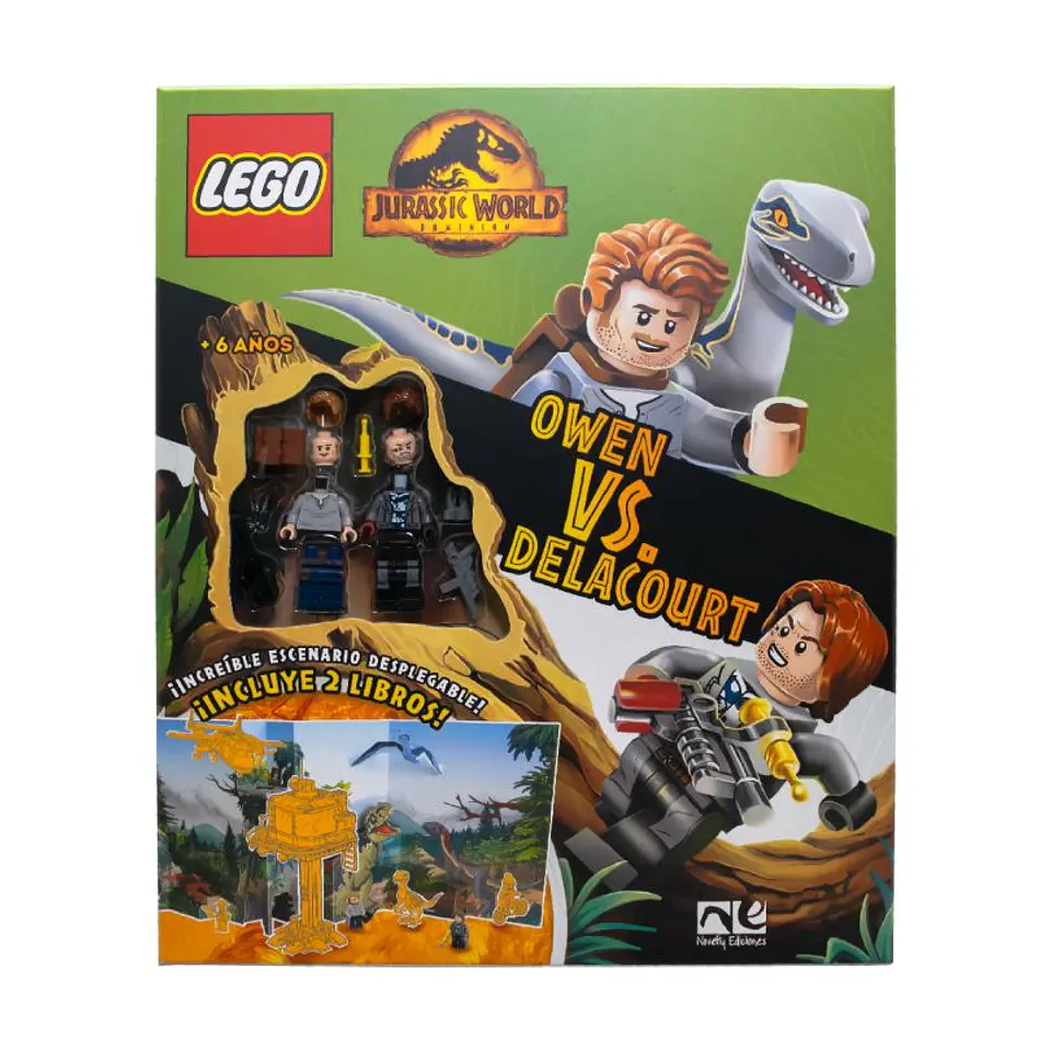 Lego Jurassic World: Owen vs Delacourt  1
