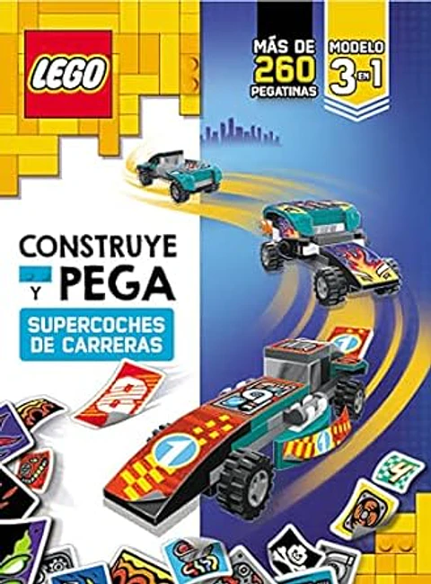 Lego: Construye y Pega Superautos de Carrera 